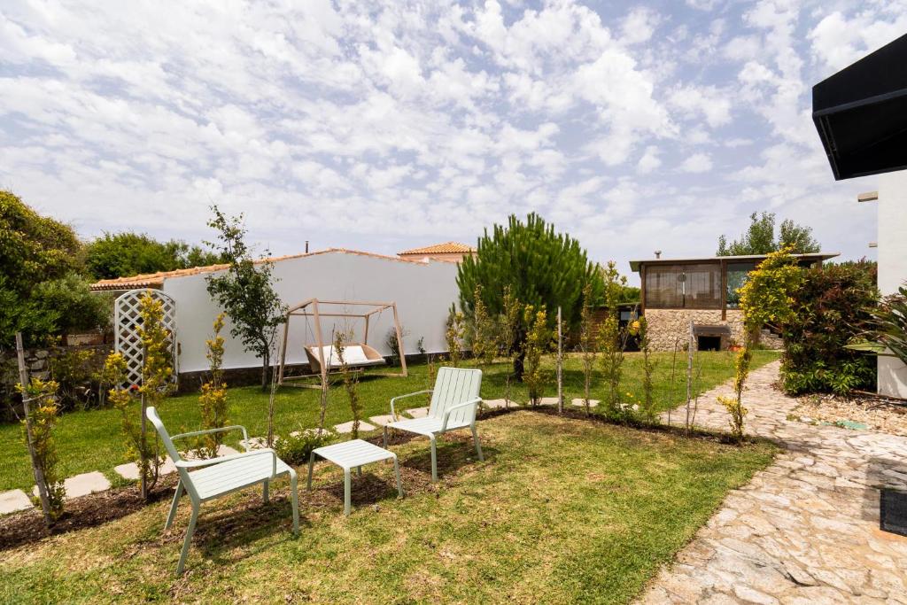 Zona de jardim junto às suites